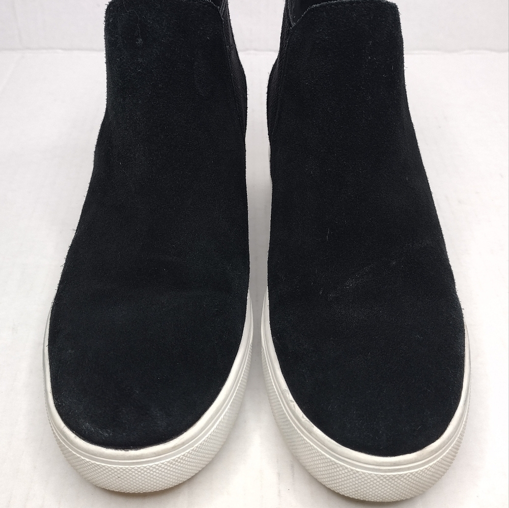 Steve Madden Sultan Women's Black Suede Chelsea Ankle Sneaker Shoes Size 8M - Picture 10 of 13